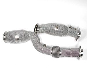 EST High Flow Downpipe w/Heat Shield - BMW G80 M3 / G82 G83 M4 / G87 M2 S58