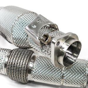 EST High Flow Downpipe w/Heat Shield - BMW G80 M3 / G82 G83 M4 / G87 M2 S58