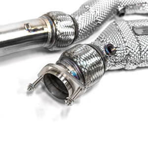 EST High Flow Catted Downpipe w/Heat Shield - BMW F80 M3 / F82 M4 / F87 M2C S55