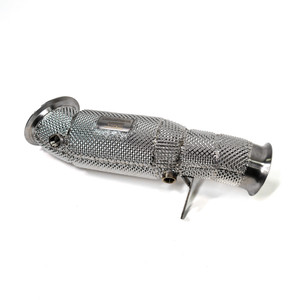EST High Flow Catted Downpipe w/Heat Shield - Electronic Wastegate - BMW F30 335 / F3X 435 / F2X M135 / F2X M235 / F87 M2 N55