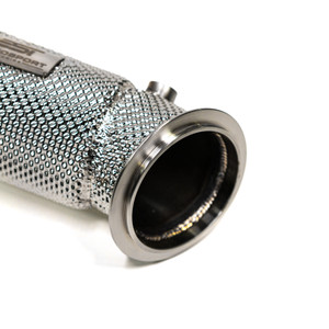 EST High Flow Catted Downpipe w/Heat Shield - Electronic Wastegate - BMW F30 335 / F3X 435 / F2X M135 / F2X M235 / F87 M2 N55