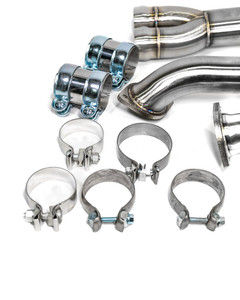 EST Non Resonated Single Midpipe w/Brace - BMW G87 M2 S58