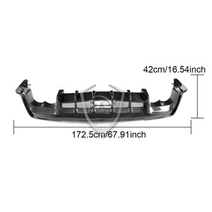 2013-2015 FK2 Honda Civic Type-R Carbon Fiber Rear Diffuser (European models)