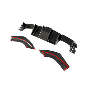 EST Carbon Fiber Rear Diffuser with Led Light- BMW M2 Standard & Competition - F87
