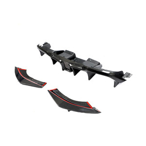 EST Carbon Fiber Rear Diffuser with Led Light- BMW M2 Standard & Competition - F87