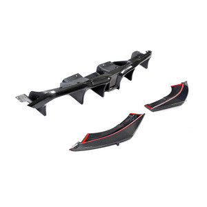 EST Carbon Fiber Rear Diffuser with Led Light- BMW M2 Standard & Competition - F87