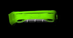 EST Carbon Fiber Rear Diffuser - Mercedes E Class - E200 E250 E300 E400 E450 E500 - W213 Coupe - Fits Sport Bumper Only