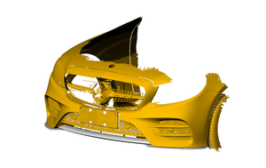 EST Carbon Fiber Front Lip - Mercedes E Class - E200 E250 E300 E400 E500 - W213 Coupe - Fits Sport Bumper Only