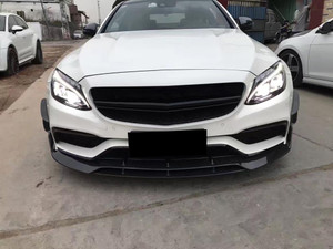 EST Carbon Fiber Front Lip - Mercedes C Class - C63 S & AMG - W205