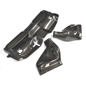 EST Dry Carbon Fiber Air Intake Filter Cover - Mercedes C63 AMG - W204