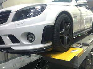 EST Carbon Fiber Front Lip - Mercedes C63 AMG - W204