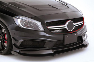 EST Carbon Fiber Front Lip - Mercedes A Class - A200 A250 Sport / A45 AMG - W176 Pre-facelift