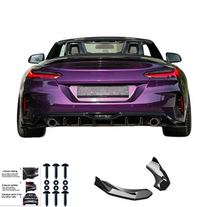 Rear Side Splitters Gloss Black - BMW Z4 M-Pack G29/G29 Facelift 2018+