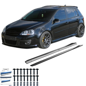 Side Skirts Gloss Black - VW VOLKSWAGEN Golf MK5 GTI 2003-2008
