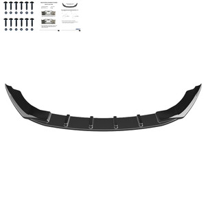 Front Splitter Gloss Black - VW VOLKSWAGEN Golf MK5 GTI 2003-2008