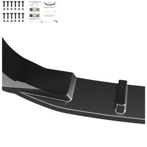 Front Splitter Gloss Black - VW VOLKSWAGEN Golf MK5 GTI 2003-2008