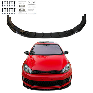 Body Kit Gloss Black - VW VOLKSWAGEN Golf MK6 GTI 2008-2012
