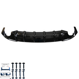 Rear Diffuser Gloss Black - VW VOLKSWAGEN Golf MK6 GTI 2008-2012