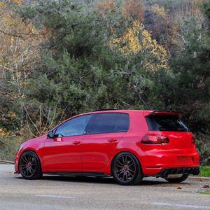 Side Skirts Gloss Black - VW VOLKSWAGEN Golf MK6 GTI / GTD 2008-2012