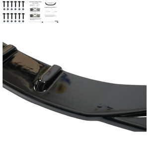 Front Splitter Gloss Black - VW VOLKSWAGEN Golf MK6 GTI 2008-2012
