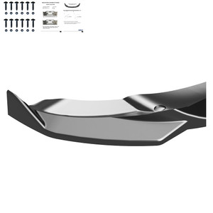 Front Splitter Gloss Black - TESLA Model Y 2020-2025