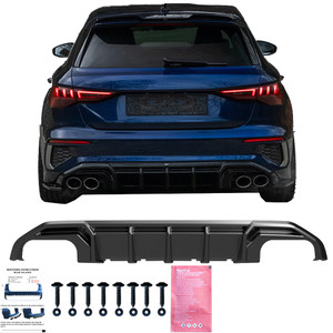 Body Kit Gloss Black - AUDI A3 S-Line / S3 Sedan 8Y 2020-2024