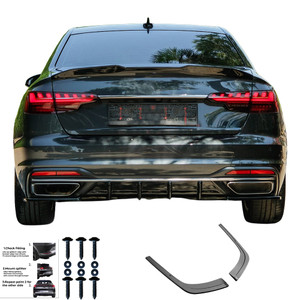 Body Kit Gloss Black - AUDI A4 B9 Facelift 2019-2024