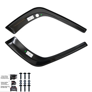 Rear Side Splitters Gloss Black - AUDI A4 B9 Facelift 2020-2024