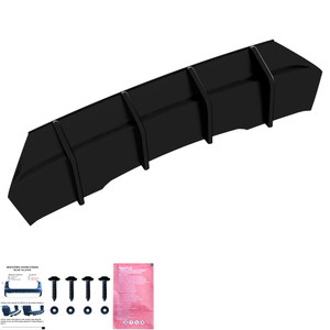 Rear Diffuser Gloss Black - AUDI A4 B9 Facelift 2020-2024