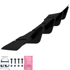 Rear Diffuser Gloss Black - AUDI A4 B9 Facelift 2020-2024