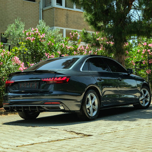 Side Skirts Gloss Black - AUDI B9 A4 / S4