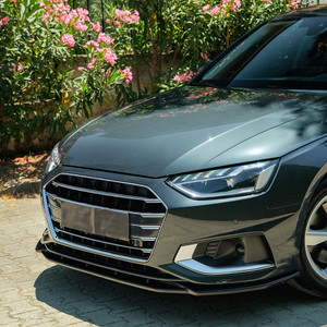 Front Splitter Gloss Black - AUDI A4 B9 Facelift 2020-2024 - Non S-Line