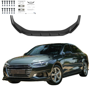 Front Splitter Gloss Black - AUDI A4 B9 Facelift 2020-2024 - Non S-Line