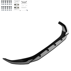 Front Splitter Gloss Black - AUDI A4 B9 Facelift 2020-2024 - Non S-Line