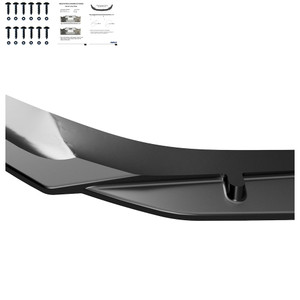 Front Splitter Gloss Black - AUDI A4 B9 Facelift 2020-2024 - Non S-Line