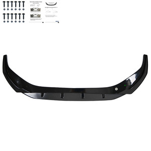 Front Splitter Gloss Black - AUDI A4 B9 Facelift 2020-2024 - Non S-Line