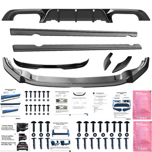 Body Kit Gloss Black - VW VOLKSWAGEN Golf MK7 R 2013-2016