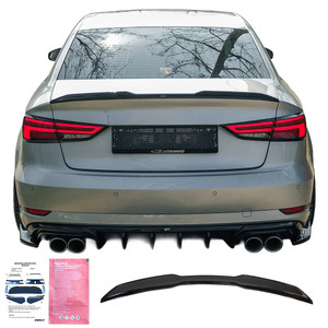 Body Kit Gloss Black - AUDI S3 Sedan 8V 2013-2016