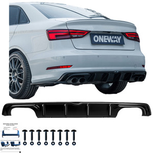 Body Kit Gloss Black - AUDI S3 Sedan 8V 2013-2016