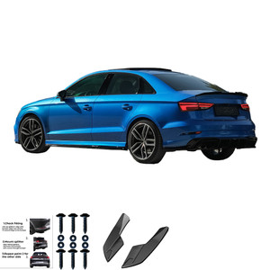 Body Kit Gloss Black - AUDI S3 Sedan 8V Facelift 2016-2019