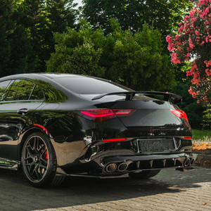 Rear Side Splitters Gloss Black - MERCEDES CLA35 / CLA45 Aero Pack C118 2019-2023