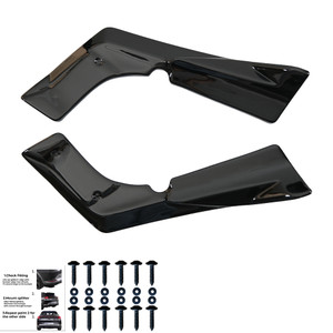 Rear Side Splitters Gloss Black - MERCEDES CLA35 / CLA45 Aero Pack C118 2019-2023