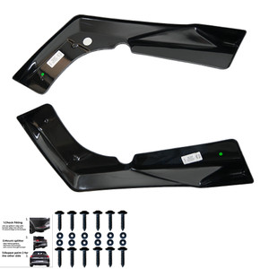 Rear Side Splitters Gloss Black - MERCEDES CLA35 / CLA45 Aero Pack C118 2019-2023