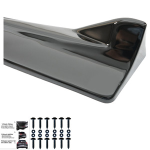 Rear Side Splitters Gloss Black - MERCEDES CLA35 / CLA45 Aero Pack C118 2019-2023