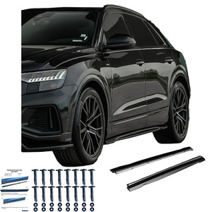 Side Skirts Gloss Black - AUDI SQ8 / Q8 S-Line 2018+