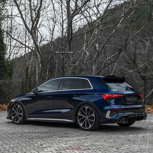 Side Skirts Gloss Black - AUDI S3 / A3 S-Line 8Y 2020-2024 / S3 / A3 S-Line 8Y Facelift 2025+
