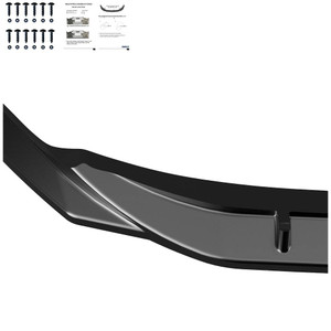 Front Splitter Gloss Black - AUDI A3 8Y Sedan Non S-Line