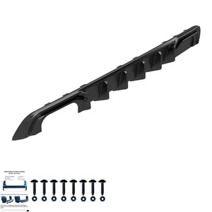 Rear Diffuser Gloss Black - AUDI A3 Sedan 8V Facelift 2016-2020