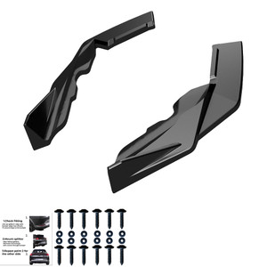 Rear Side Splitters Gloss Black - BMW M2 G87 2023+