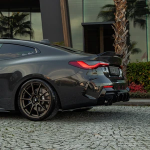 Rear Diffuser Gloss Black - BMW 4 Series ( Coupe / Cabrio ) G22 M-Pack / M440i 2020+